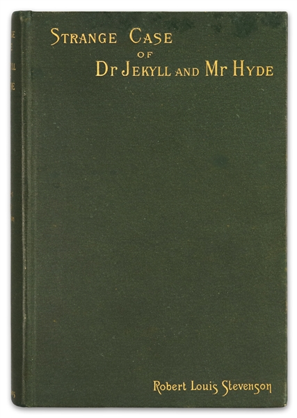 First Edition of Robert Louis Stevenson's Classic ''Strange Case of Dr Jekyll and Mr Hyde'' -- Near Fine Condition